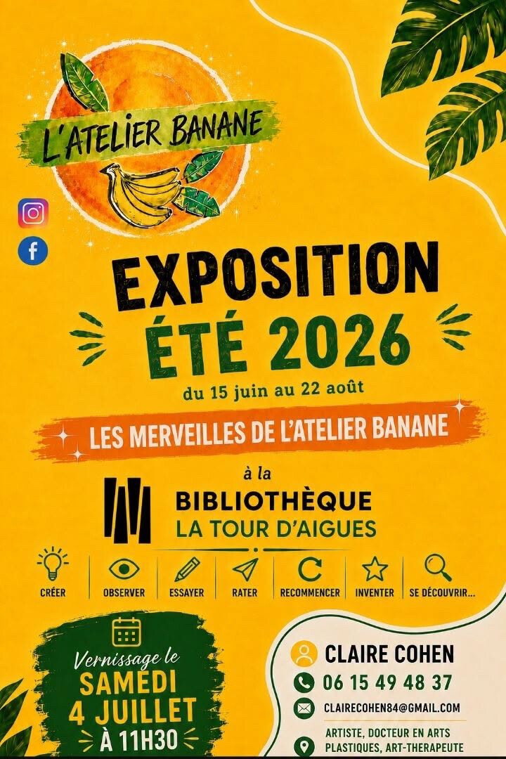 Exposition - L’atelier Banane : Arts créatifs